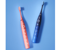 Oclean Szczoteczki soniczne FLOW Find Duo (czerwona i niebieska) - 1055165 - zdjęcie 4